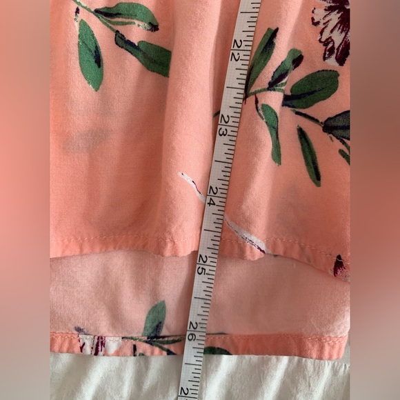 St. John's Bay Coral Floral Blouse - Picture 12 of 16